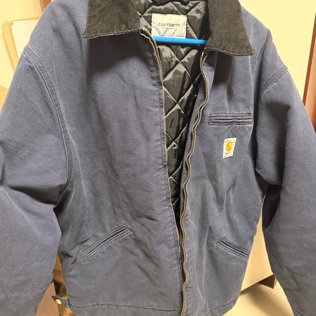 칼하트 wip 디트로이트 블루 에이지드 s