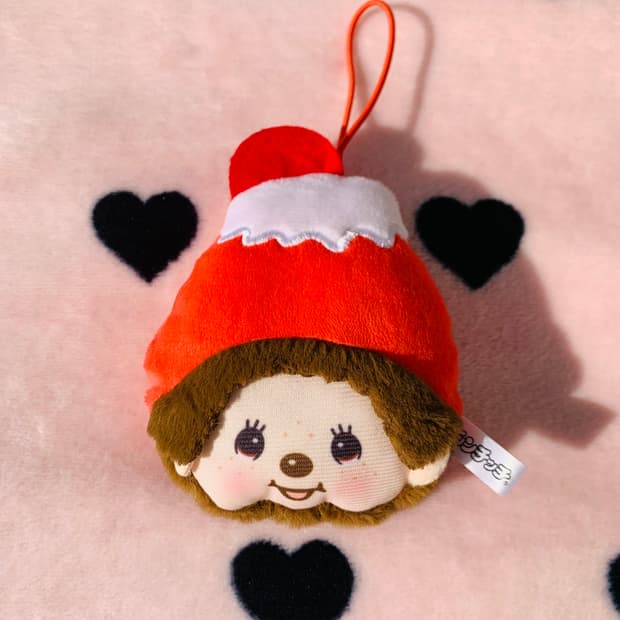 몬치치 후지산한정 인형 키링