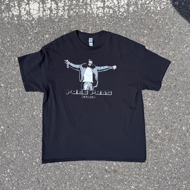 빈티지 fugee's 25주년 투어 그래픽 반팔 XL 756