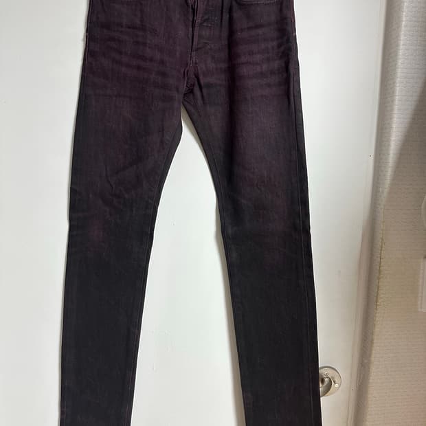 디올옴므 버건디왁스코팅진