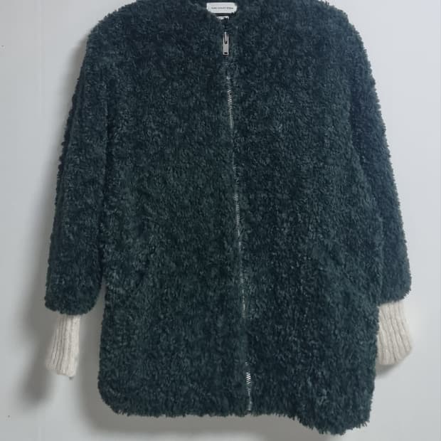 M (66) 이자벨마랑 딥그린 뽀글이 자켓 (정품)