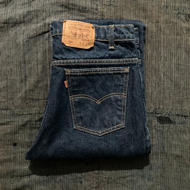 90s USA 빈티지 리바이스 517 부츠컷 데님 팬츠