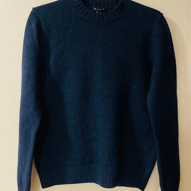 띠어리 Theory 여성 100% 메리노 울 니트 S 가볍고 포근하고 따