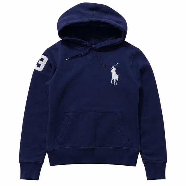 폴로랄프로렌 빅포니 네이비 써멀 후드티
