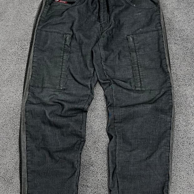 (92) 후부 빈티지 포켓 사이드 테잎 코듀로이 팬츠