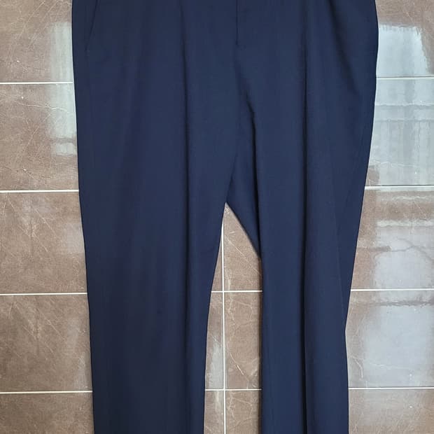 👔남성33-34인치👔CREMIEUX 남성 바지 짙은네이비(한여름용)