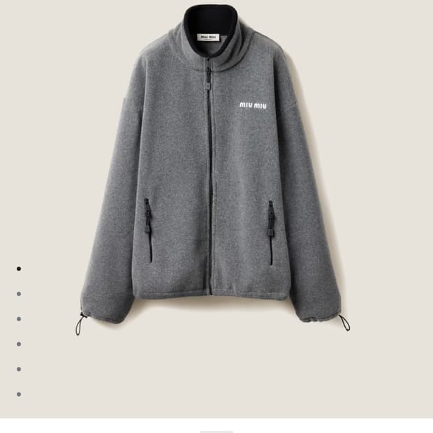 미우미우 플리스(후리스) 집업 xs