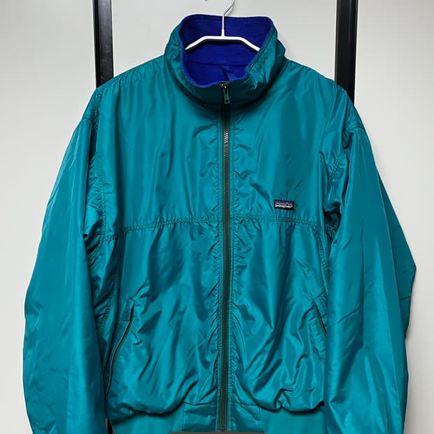 80s 파타고니아 쉘드신칠라 틸그린