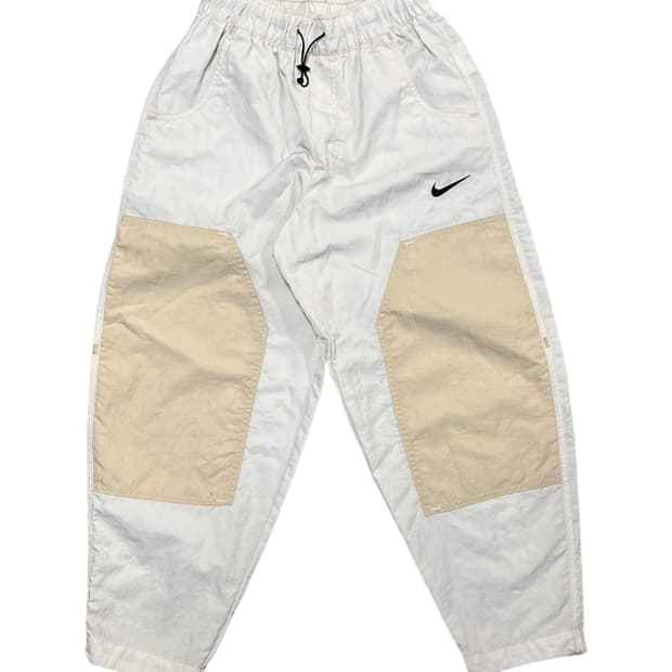 나이키 화이트 우븐 팬츠 XS