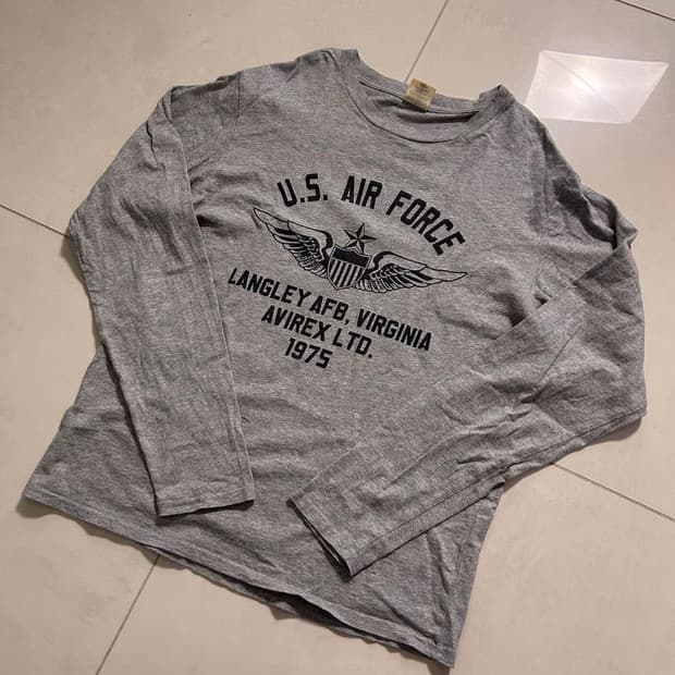 AIRFORCE LONGE SLEEVE 공군 긴팔