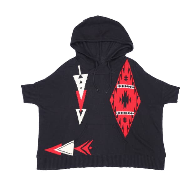 [M] 폴로 랄프로렌 빈티지 울 폰초 후드 니트 N7105