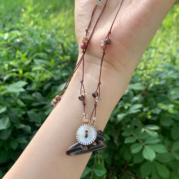 Serendipity Button Necklace