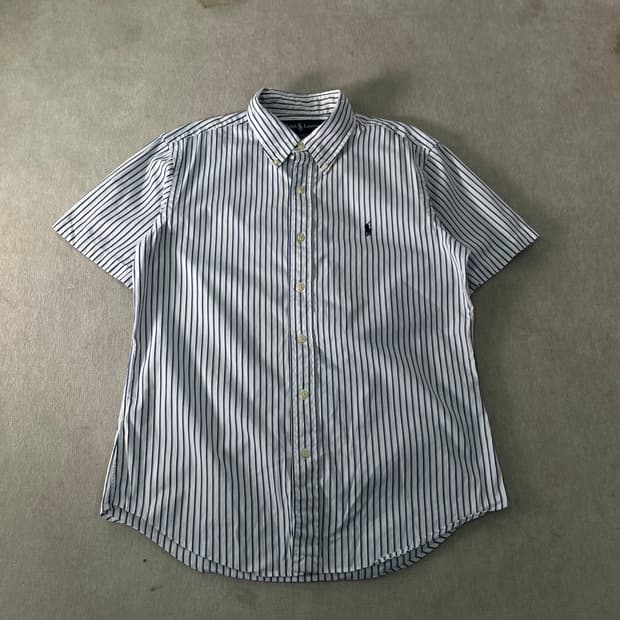 100 폴로랄프로렌 스트라이프 반팔 셔츠