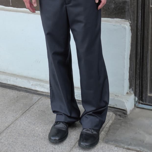 하프시코드 테일러드 트라우져 미드나잇