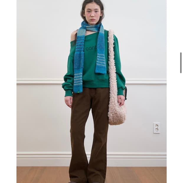 노컨텐츠 부츠컷 팬츠