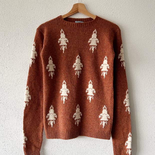 프라다 SS16 로켓 인타르시아 스웨터