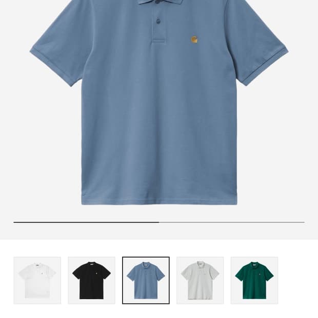 Carhartt WIP 칼하트윕 숏슬리브 체이스 피케폴로