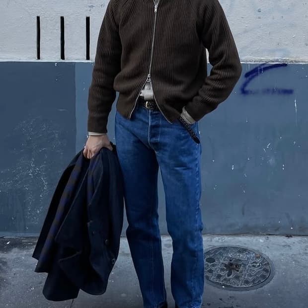 Dreprojet Z cardigan 브라운 3