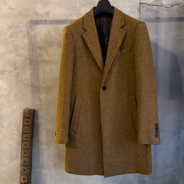 부루노 만토네 체스터필드 코트 남성100