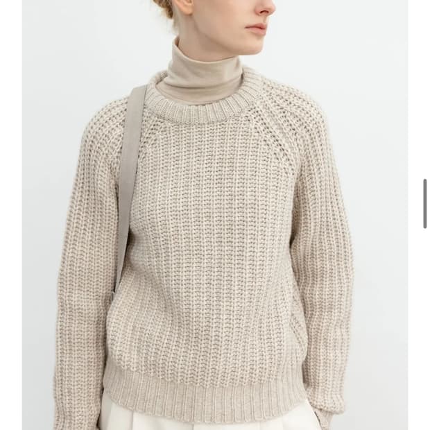 LFM 핸드메이드 라운드 넥 스웨터 / 오트밀