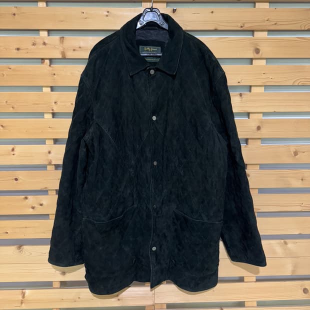 가죽 퀼팅 자켓