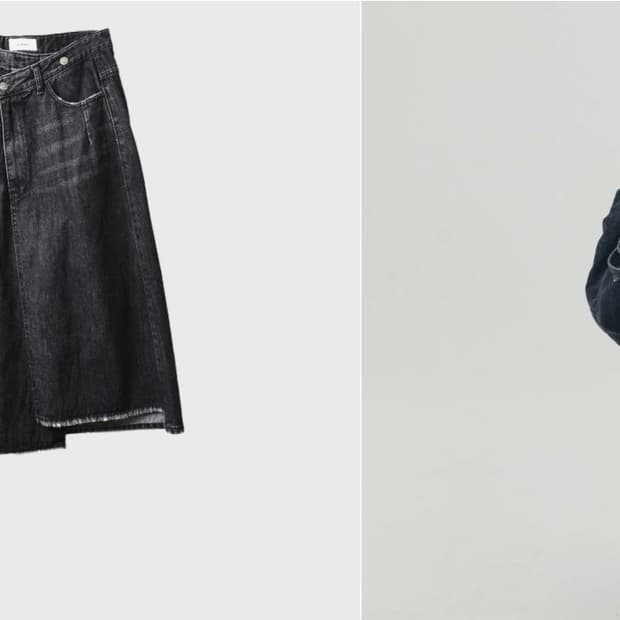 999휴머니티 데님 스커트
