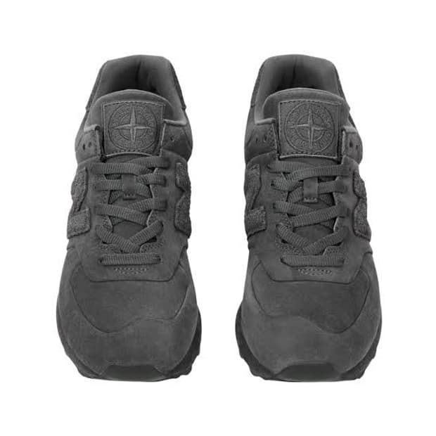 스톤아일랜드 X 뉴발란스 574 고스트 다크 그레이 