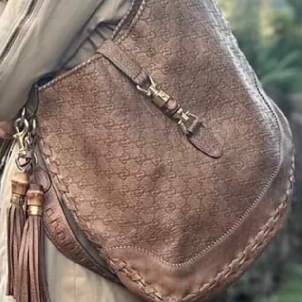 구찌 Gucci 시마 레더 뉴재키 숄더 겸 크로스백