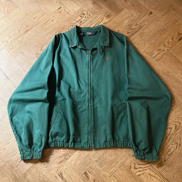 [2XL]폴로 랄프로렌 빈티지 그린 오버핏 베이포트 자켓