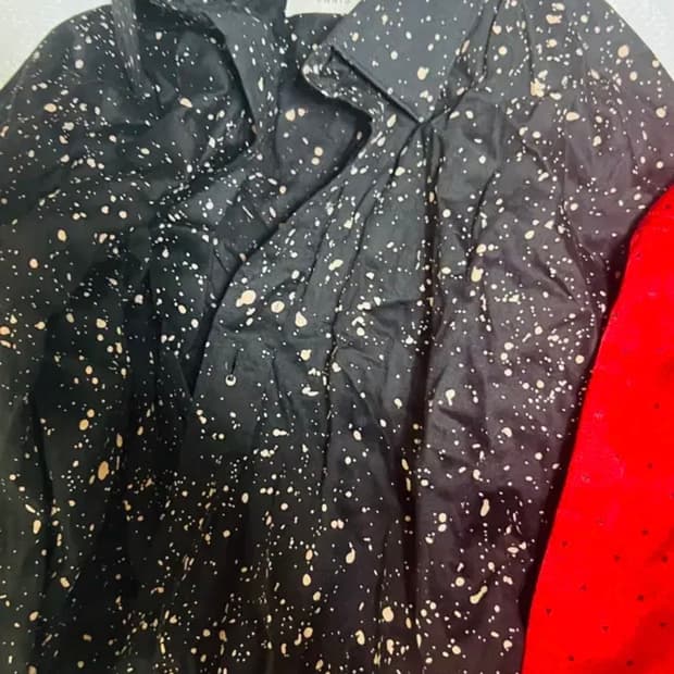 생로랑 도트 셔츠 