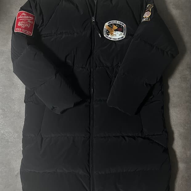 Jeep Spirit 롱패딩 정품 블랙 L~XL