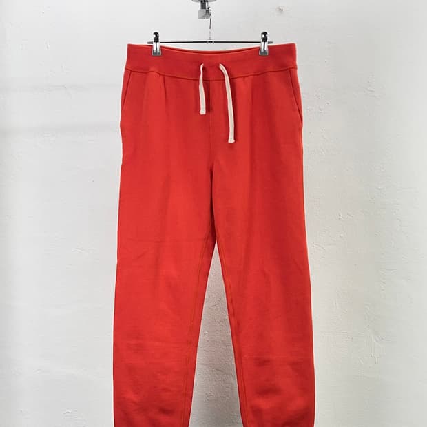 폴로 랄프로렌 오렌지 레드 드로즈 트랙 팬츠