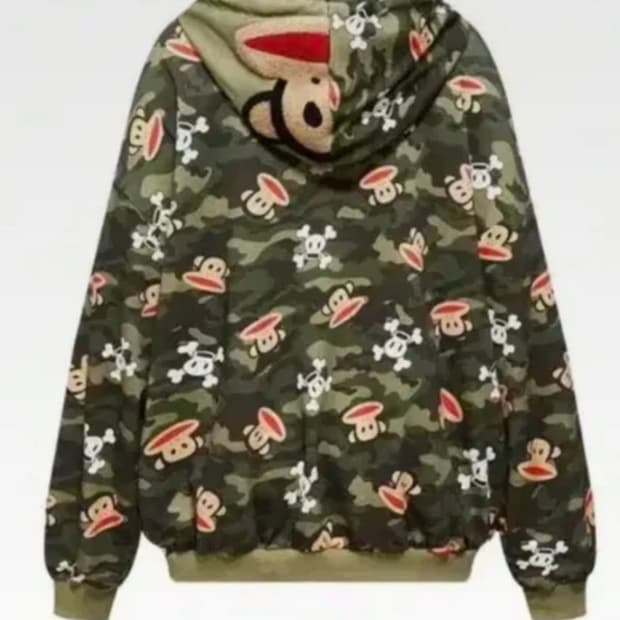 Paul frank 폴프랭크 후드집업 카모 키치