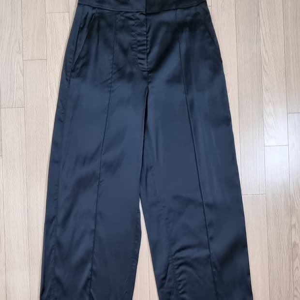 H&M 실크브렌딩 와이드팬츠 32in