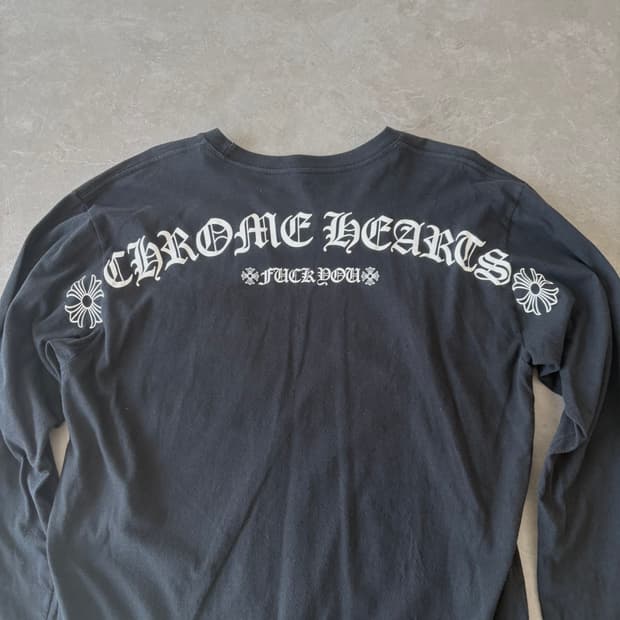 크롬하츠 퍽유 로고 롱슬리브 L