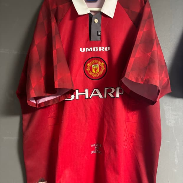 정품 맨유 96-98 유니폼 해외2XL