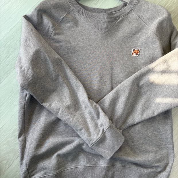 메종키츠네 폭스헤드 맨투맨 xl