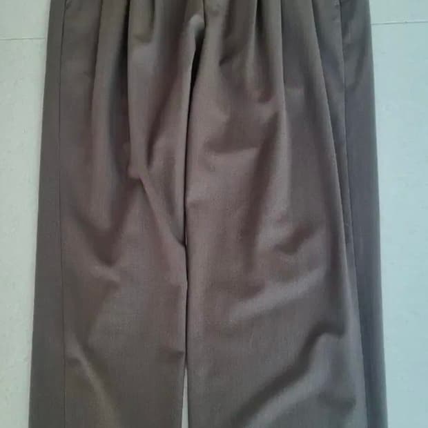 [새상품] 알레그리 다크브라운 와이드슬랙스 90