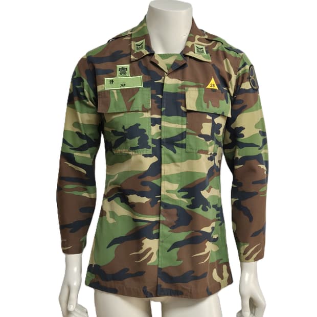 육군 구형 20사단 기갑 하사 후기형 동계 개조 전투복 상의 자켓 (S)