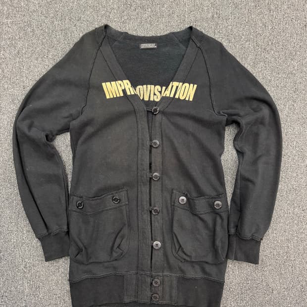 히스테릭 글래머 전면 프린팅 가디건