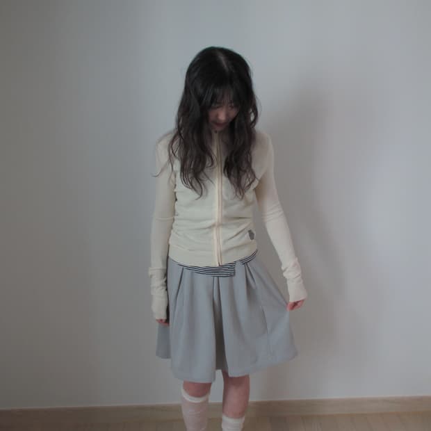 (미사용새제품) Plst pleats skirt