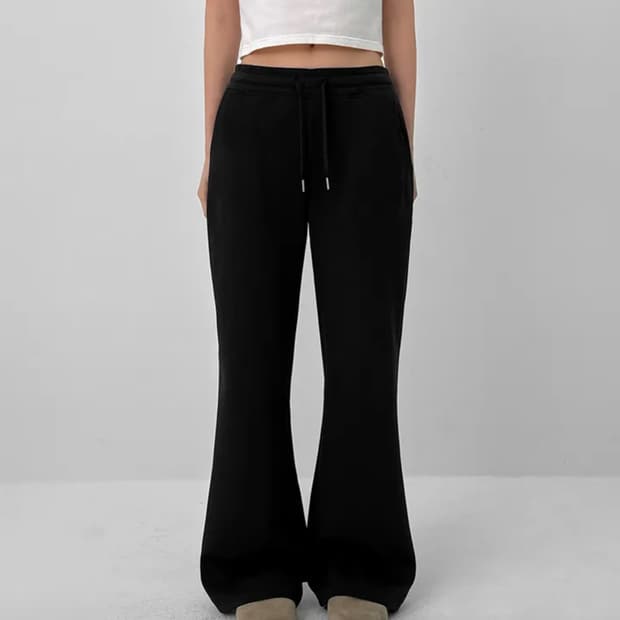 [새상품] 블랙업 비엔트 속기모 부츠컷 밴딩팬츠 바지