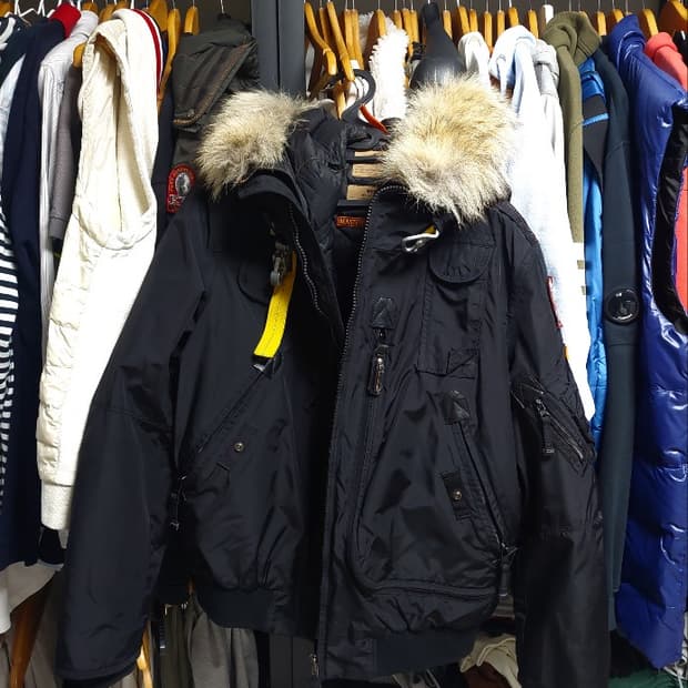 파라점퍼스 고비 블랙 패딩 점퍼 상태최상 M