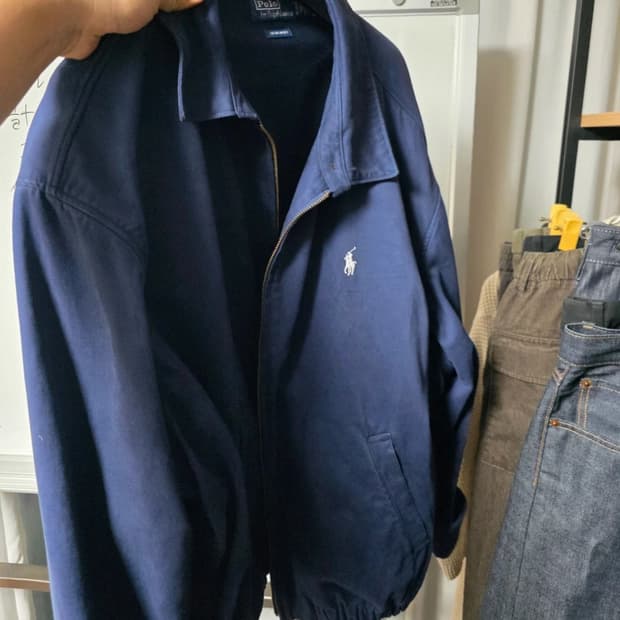 폴로 빅자켓 xl 블루