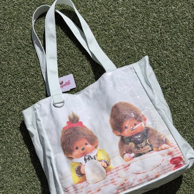 몬치치x코튼온 콜라보 에코백