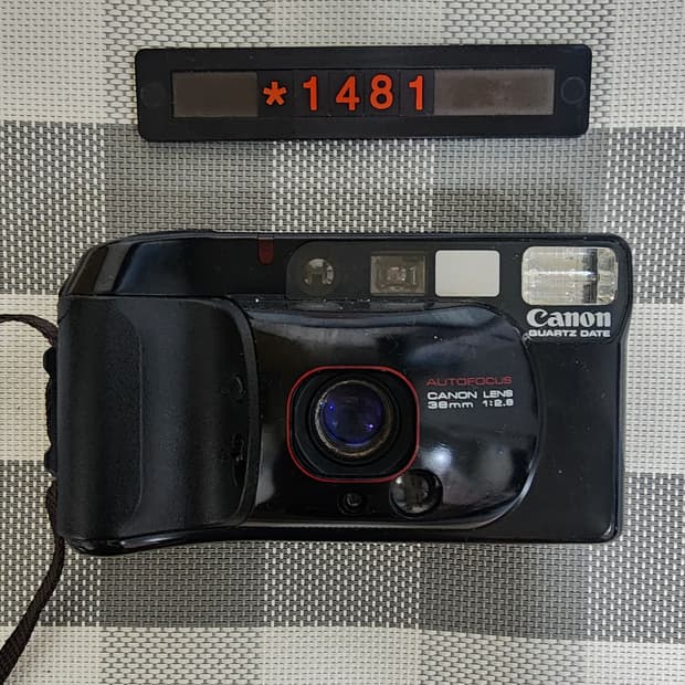 캐논 오토보이 3 데이터백 필름카메라