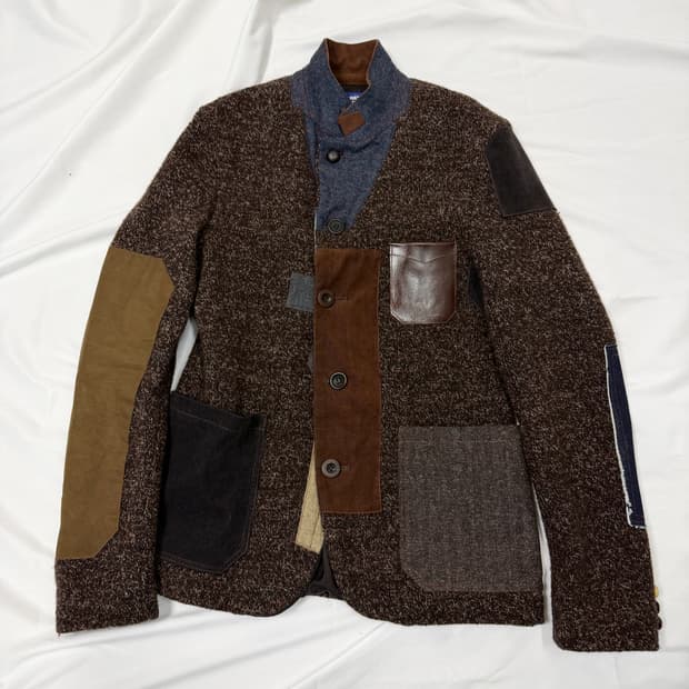 준야와타나베 맨 AW 13 패치워크 자켓