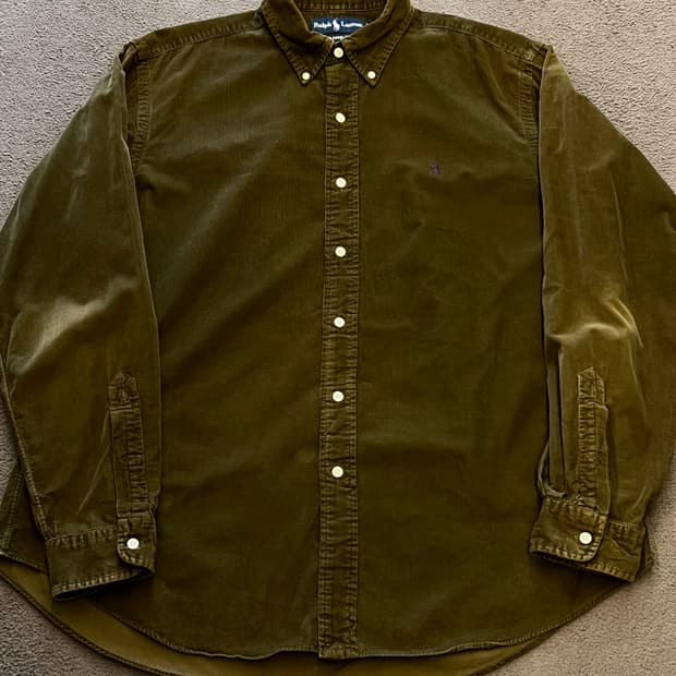 폴로 랄프로렌 코듀로이 셔츠 처분 