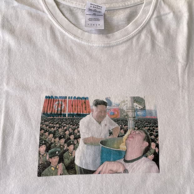 Rare!)VTG Kim Jong-un T-shirt L