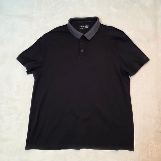 (XXL)캘빈클라인 반팔 카라 티셔츠